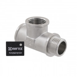 Трійник 1/2" внутрішня * 1/2" внутрішня * 1/2" зовнішня RAFTEC