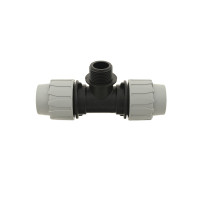 Трійник 25 * 1/2 зовнішня * 25 COS ПЕ