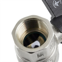 Кран кульовий 1/2" внутрішня * 1/2" зовнішня RAFTEC BLACK