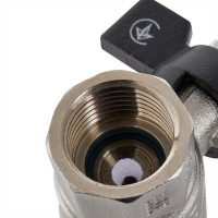 Кран кульовий 3/4" внутрішня * 3/4" зовнішня RAFTEC BLACK