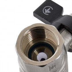 Кран кульовий 3/4" внутрішня * 3/4" зовнішня RAFTEC BLACK