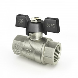 Кран кульовий 1/2" внутрішня * 1/2" внутрішня RAFTEC BLACK