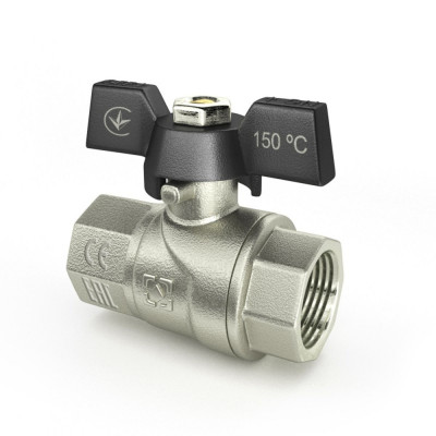 Кран кульовий 1/2" внутрішня * 1/2" внутрішня RAFTEC BLACK