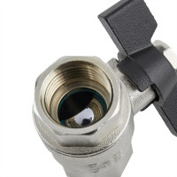 Кран кульовий 1/2" внутрішня * 1/2" внутрішня RAFTEC BLACK