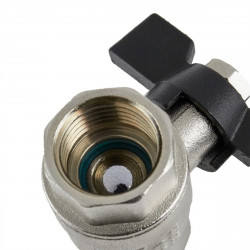Кран кульовий 1/2" внутрішня * 1/2" внутрішня RAFTEC BLACK