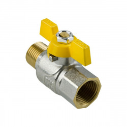 Кран кульовий 1/2" внутрішня * 1/2" зовнішня газ RAFTEC BLACK