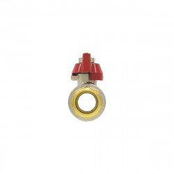 Кран кульовий 1/2" внутрішня * 1/2" зовнішня RAFTEC червоний метелик