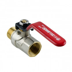 Кран кульовий 1 1/2" внутрішня * 1 1/2" зовнішня RAFTEC червона ручка