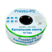 Емітерна крапельна стрічка "3D Tube" 0,18 (2,7л/г)(20см) 1000м