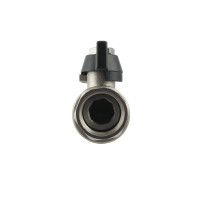 Кран кульовий з накидною гайкою 1/2 прямий Raftec Black