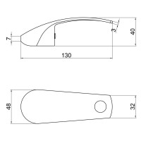 Ручка (CRM) 57 81 040 02 Mars Lidz