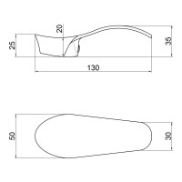 Ручка (CRM) 57 85 040 01 Eris Lidz