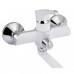 Змішувач для ванни Grand 005 довгий вилив White (k35) Qtap