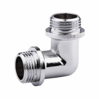 Коліно 1/2" зовнішня * 1/2" зовнішня хромоване Forte