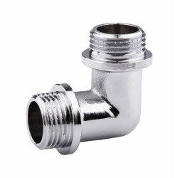 Коліно 1/2" зовнішня * 1/2" зовнішня хромоване Forte