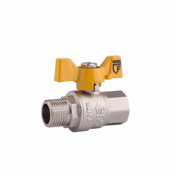Кран кульовий SD Forte 3\4" ВЗ для газа (метелик) SF607G20