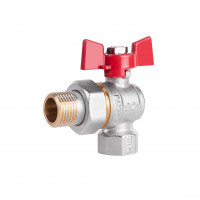 Кран кульовий "Американка" SD Plus 1\2" ВЗ кутовий SD222NW15PN40