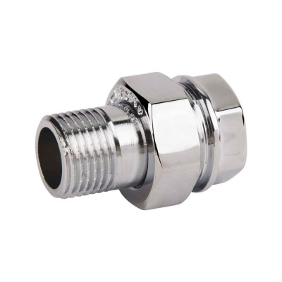 Американка 1/2" пряма хромована Forte