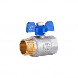 Кран кульовий SD Plus 3\4" ВЗ для води (метелик) SD607W20