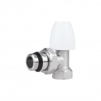 Кран радіаторний SD Plus 1\2" ВЗ з антипротіканням кутовий SD228W15