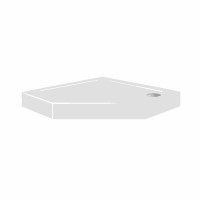 Душовий піддон Qtap Diamond 309912 90x90x12 см + сифон