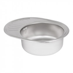 Мийка кухонна Lidz 5745 0.8мм Satin 180мм