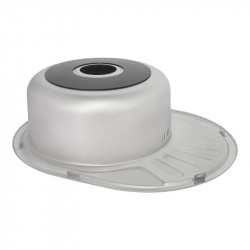 Мийка кухонна Lidz 5745 0.8мм Satin 180мм