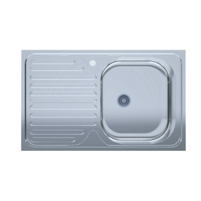 Мийка кухонна UA 50*80 R Polish 0.4мм