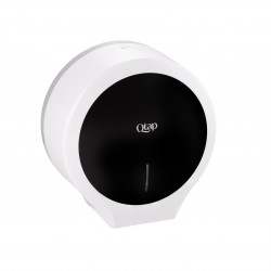 Тримач для туалетного паперу Qtap Pohodli 270 мм QTDP100BP White/Black (Drzak)