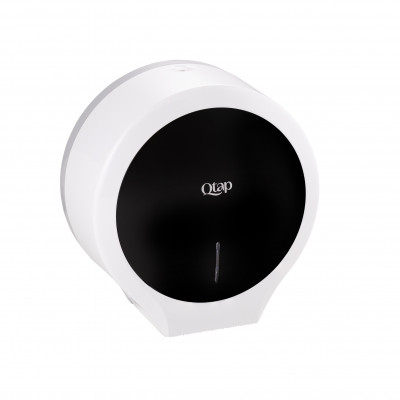Тримач для туалетного паперу Qtap Pohodli 270 мм QTDP100BP White/Black (Drzak)