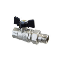Кран кульовий з американкою 1" RAFTEC BLACK