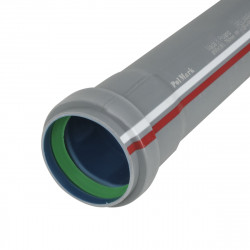 Труба каналізаційна PolMark BLUE LINE 50*1.8мм L-2м + резинка