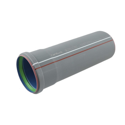 Труба каналізаційна PolMark BLUE LINE 50*1.8мм L-0,250м + резинка