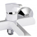 Змішувач для ванни Qtap Grand (з душовим гарнітуром) QTGRAWCR006 Chrome\White