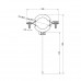 Кріплення хомут з дюбелем 1 1/2" (47-51) Thermo Alliance