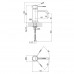 Змішувач для раковини Qtap Scorpio QTSCOR1050105B Black Matt
