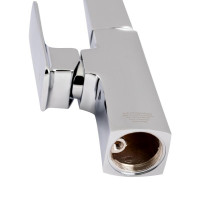 Змішувач для раковини Qtap Lodenice з поворотним виливом високий QTLOD9031102FC Chrome
