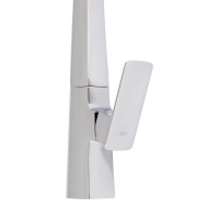 Змішувач для раковини Qtap Lodenice з поворотним виливом високий QTLOD9031102FC Chrome