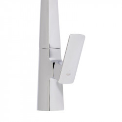 Змішувач для раковини Qtap Lodenice з поворотним виливом високий QTLOD9031102FC Chrome