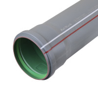 Труба каналізаційна PolMark GREEN LINE 110*2,7мм L-3м + резинка