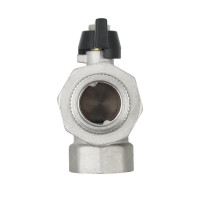 Кран кульовий з американкою 1" кутовий RAFTEC BLACK