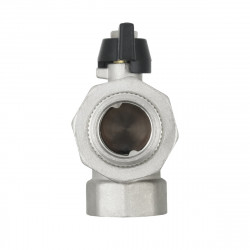 Кран кульовий з американкою 1" кутовий RAFTEC BLACK