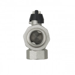 Кран кульовий з американкою 3/4" кутовий Raftec Bkack