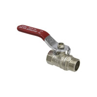 Кран кульовий 1/2" внутрішня *1/2" зовнішня ECO ручка