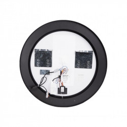 Дзеркало Qtap Robin R600 Black з LED-підсвічуванням та антизапотіванням QT13786501B