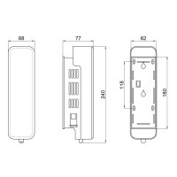 Диспенсер для рідкого мила Qtap Davcovac mydla DM350CS1