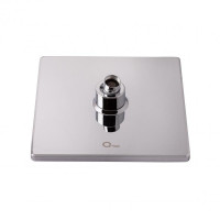 Душова стійка універсальна Qtap Plava на два споживача 1015 мм прямокутна QT1001CRM Chrome