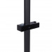 Душова стійка з тримачем універсальна Qtap Lepit 705 мм прямокутна QTLEP82103NB Black Matt