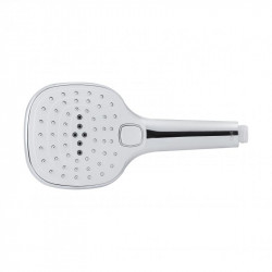Лійка для ручного душу Qtap Rucni 120х120 мм прямокутна QTHLA120N3KCW Chrome/White