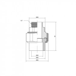 Згін "Американка" PPR Thermo Alliance 20х1\2" ЗР